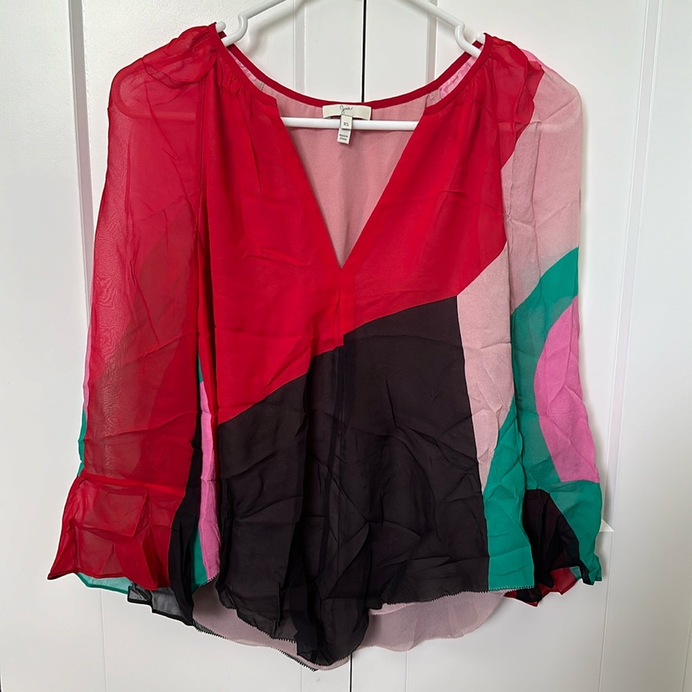 Joie 3/4 Sleeve Silk Blouse Size XS